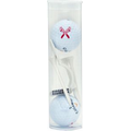 2 Ball Tee with D Brush & White Tool Tube